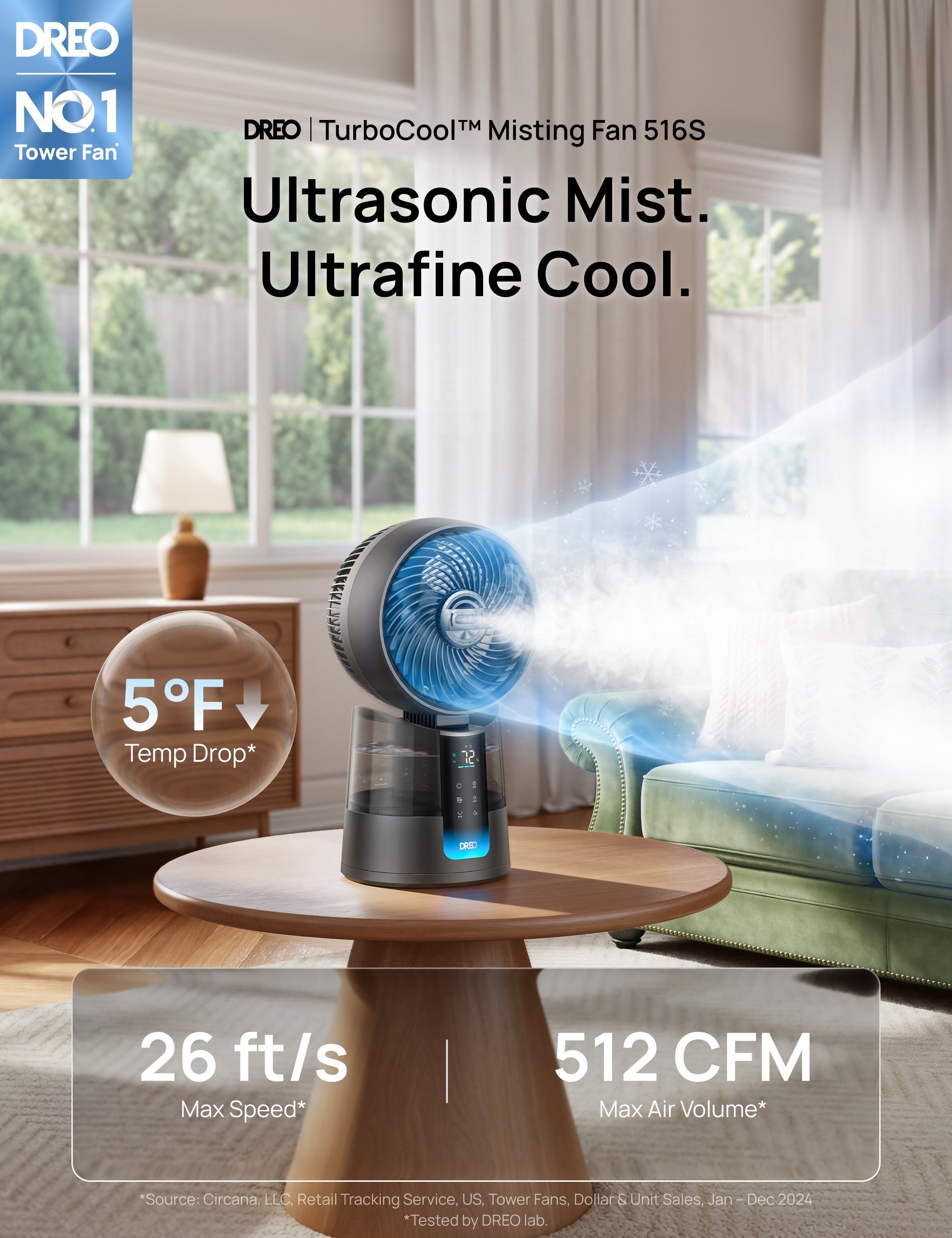 dreo-turbocool-misting-fan-516s-nebelventilator image 3