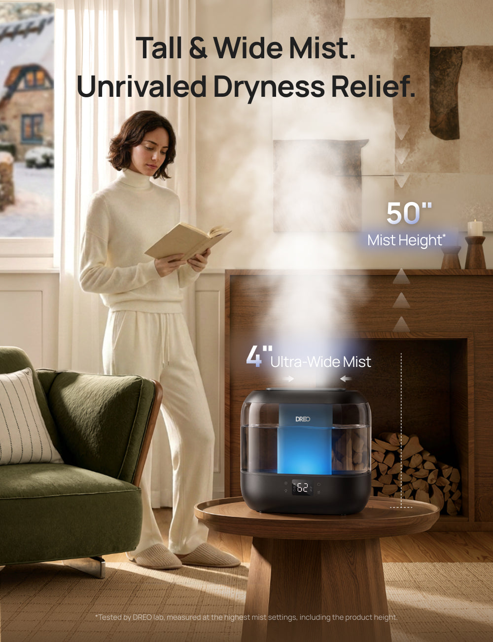 dreo-humidifier-311-luftbefeuchter-4l-top-fill image 3