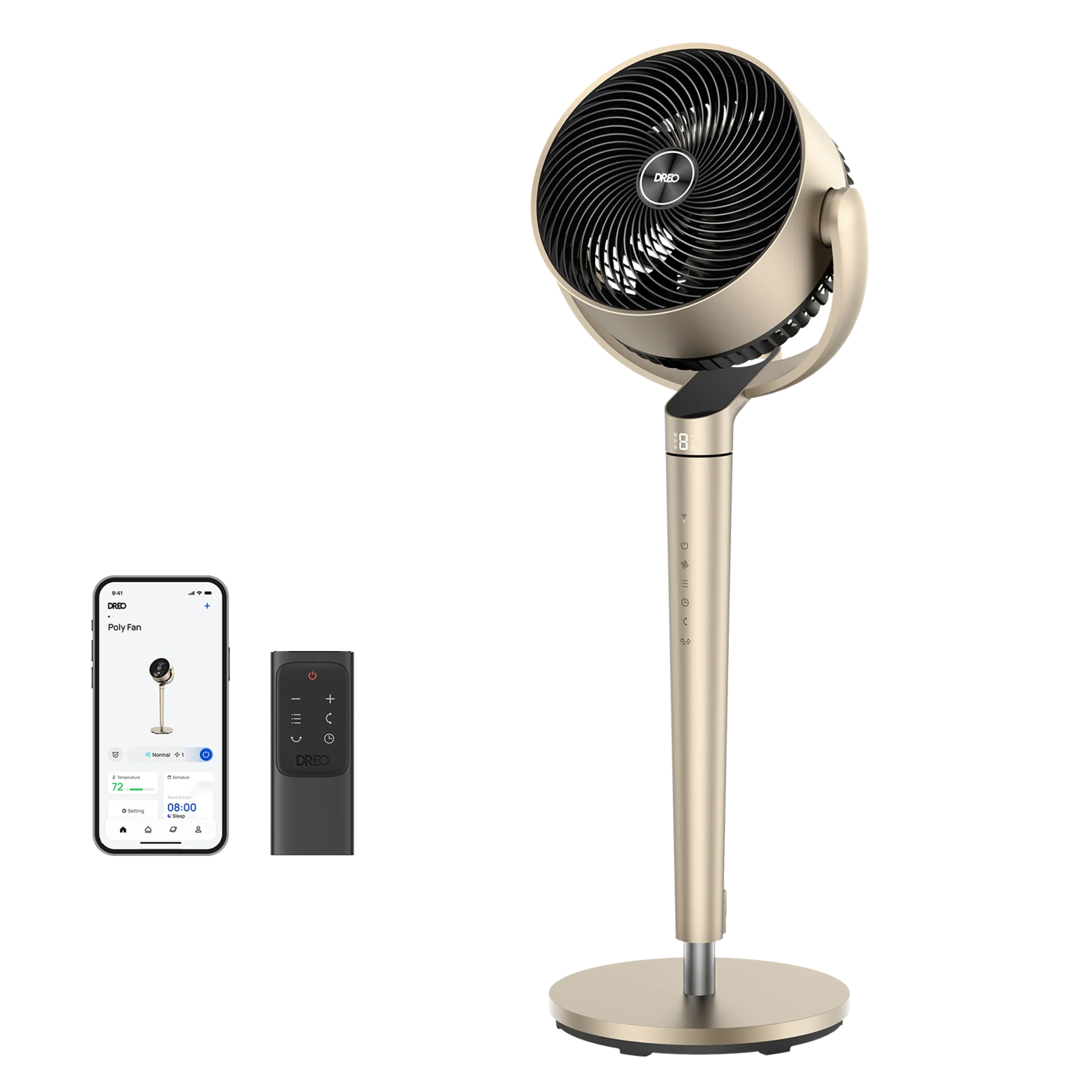dreo-turbopoly-fan-704s-standventilator-107cm-mit-wlan image 2