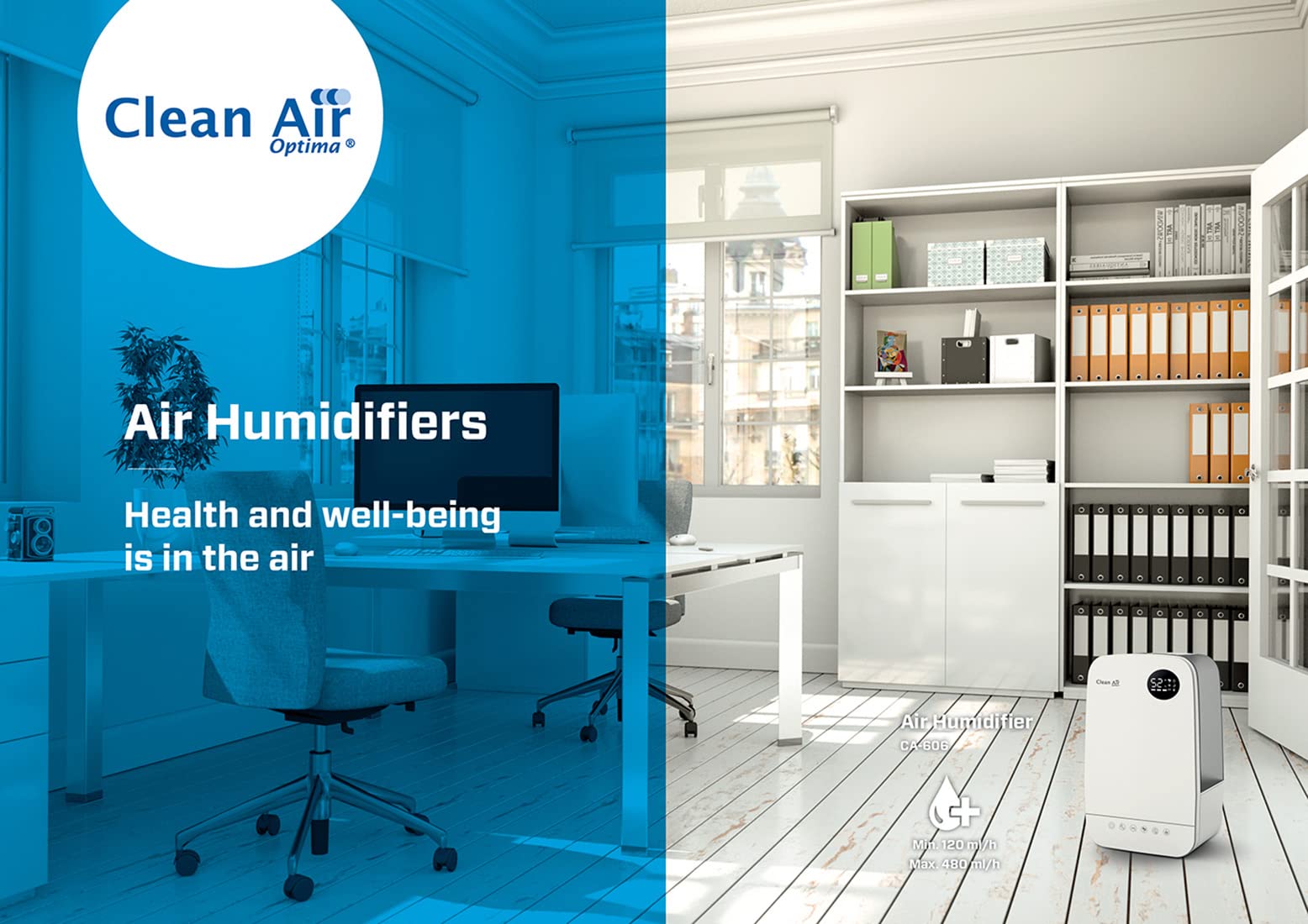 clean-air-optima-ca-606-ultraschall-luftbefeuchter-5-l-schwarz-wei image 3