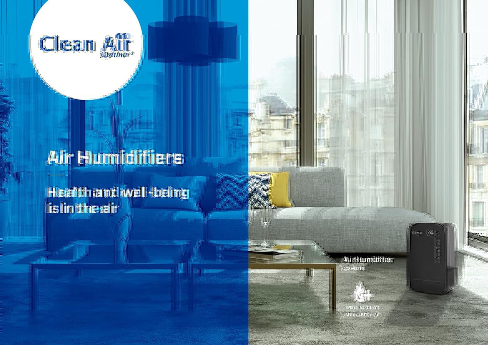 clean-air-optima-ca-607b-smart-luftbefeuchter-5-5-l-mit-ionisator-und-aroma-blac image 3