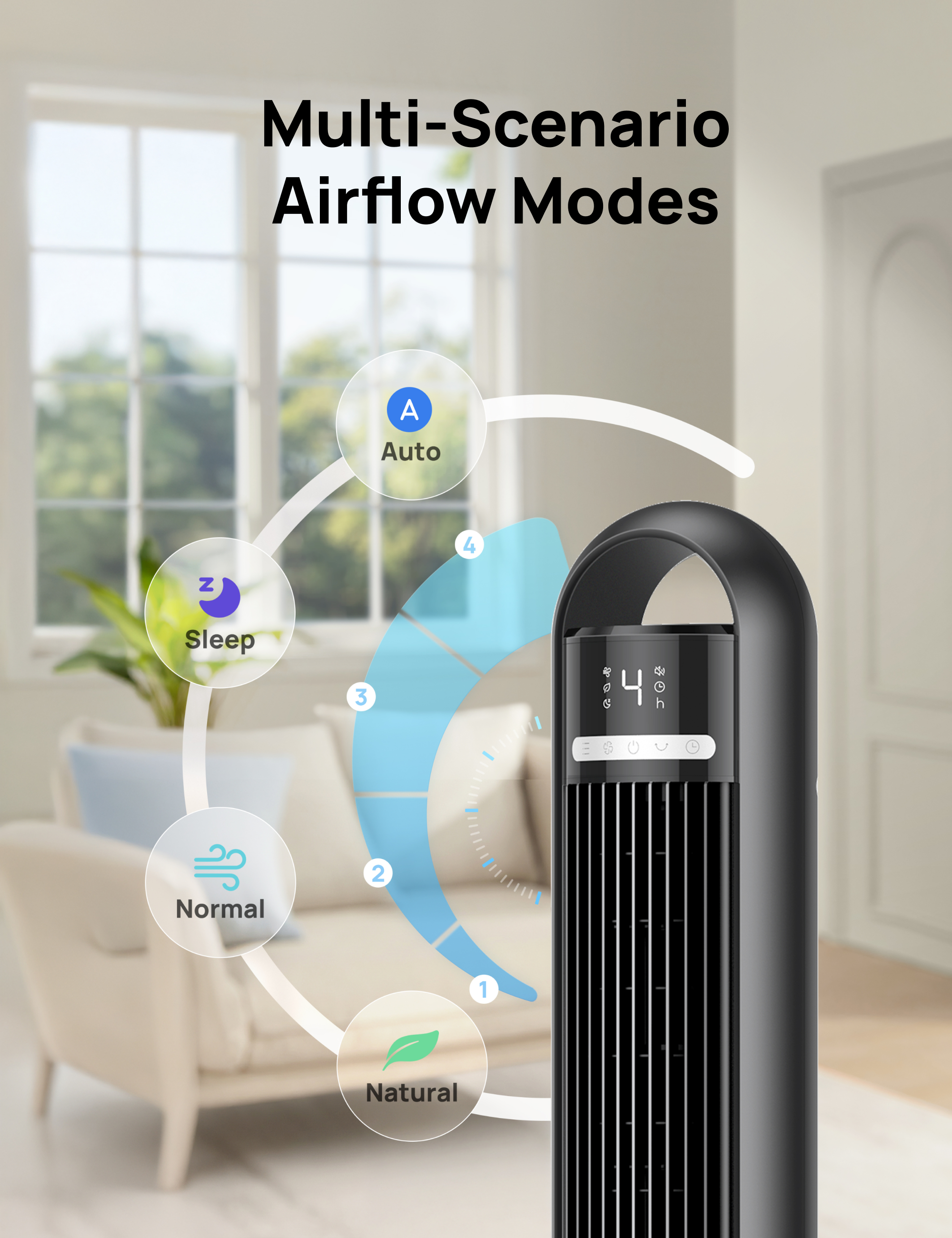 dreo-tower-fan-117s-turmventilator-91-cm image 3