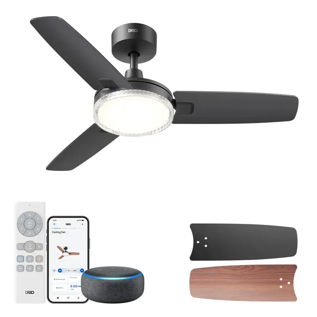 dreo-325s-smart-deckenventilator-mit-licht-und-3171-cfm image 1