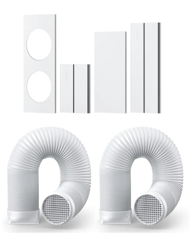 dreo-dual-hose-fensterkit-f-r-portable-air-conditioner-ac515s-ac516s-ac740s image 1