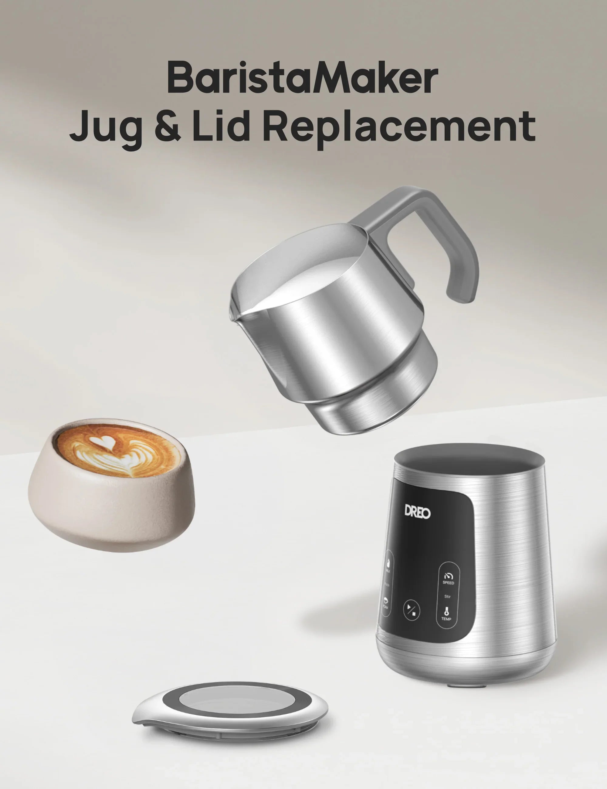 dreo-baristamaker-milchaufsch-umer-ersatz-kanne-450ml image 2