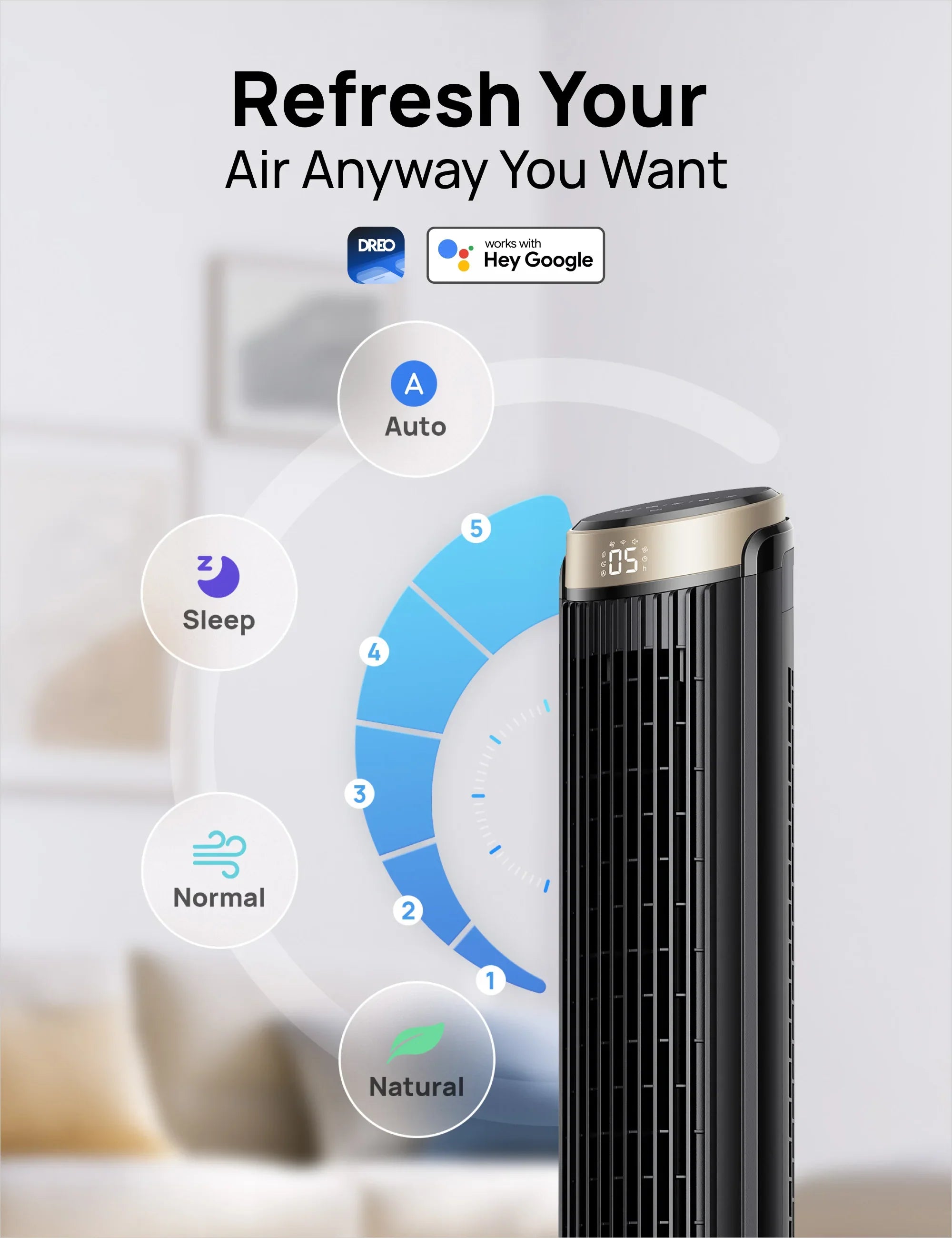 dreo-cruiser-pro-t3s-smart-tower-fan-turmventilator image 6