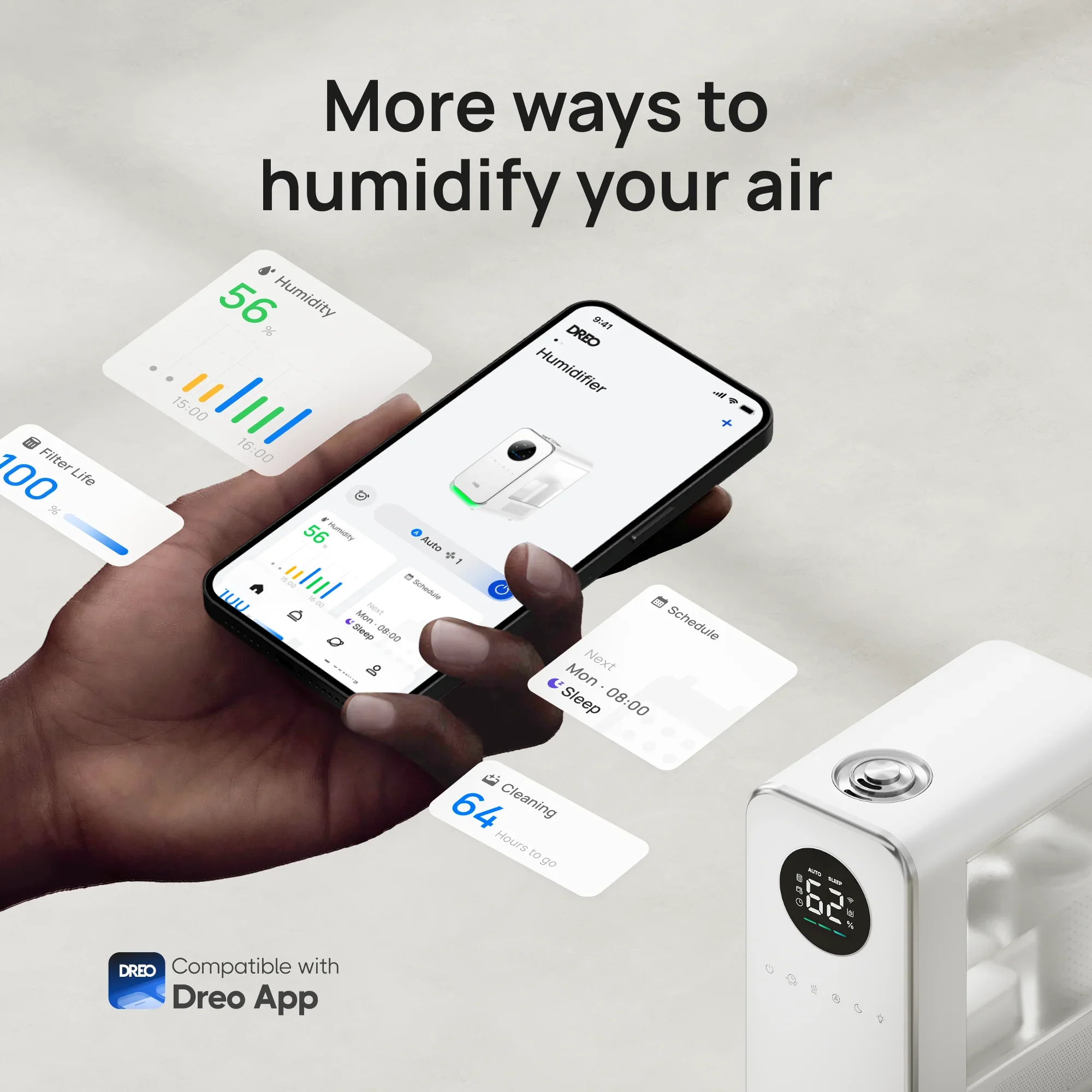 dreo-smart-humidifier-512s-5l-luftbefeuchter image 6
