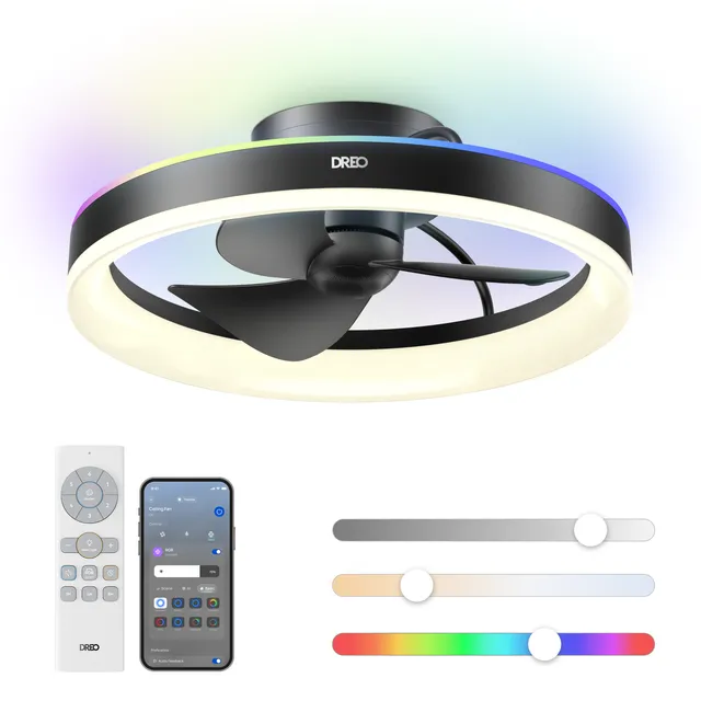 dreo-ceiling-fan-510s-rgbic-deckenventilator image 1