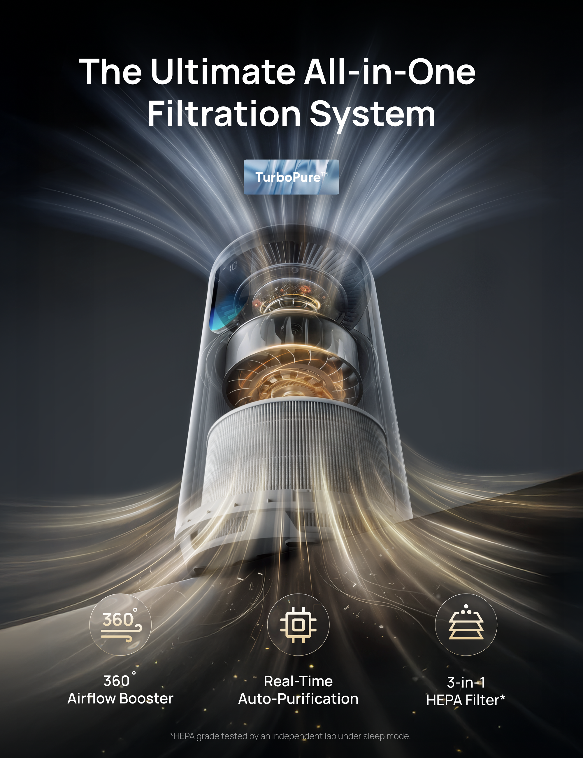 dreo-air-purifier-539s-luftreiniger-hepa image 3