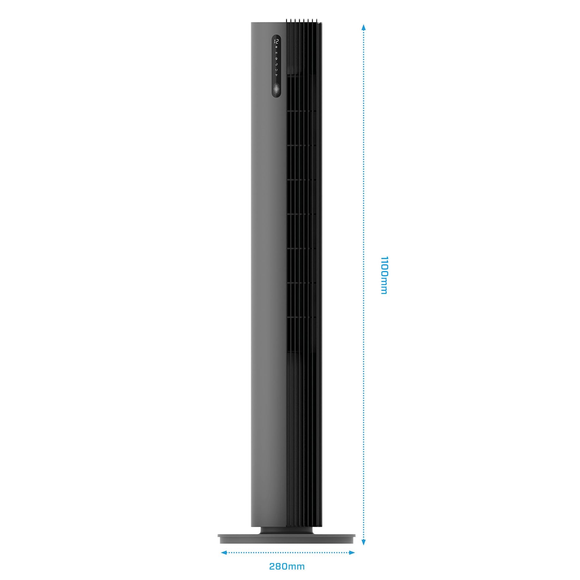 clean-air-optima-ca-407-smart-turmventilator-grau-schwarz-500m-h-app image 5
