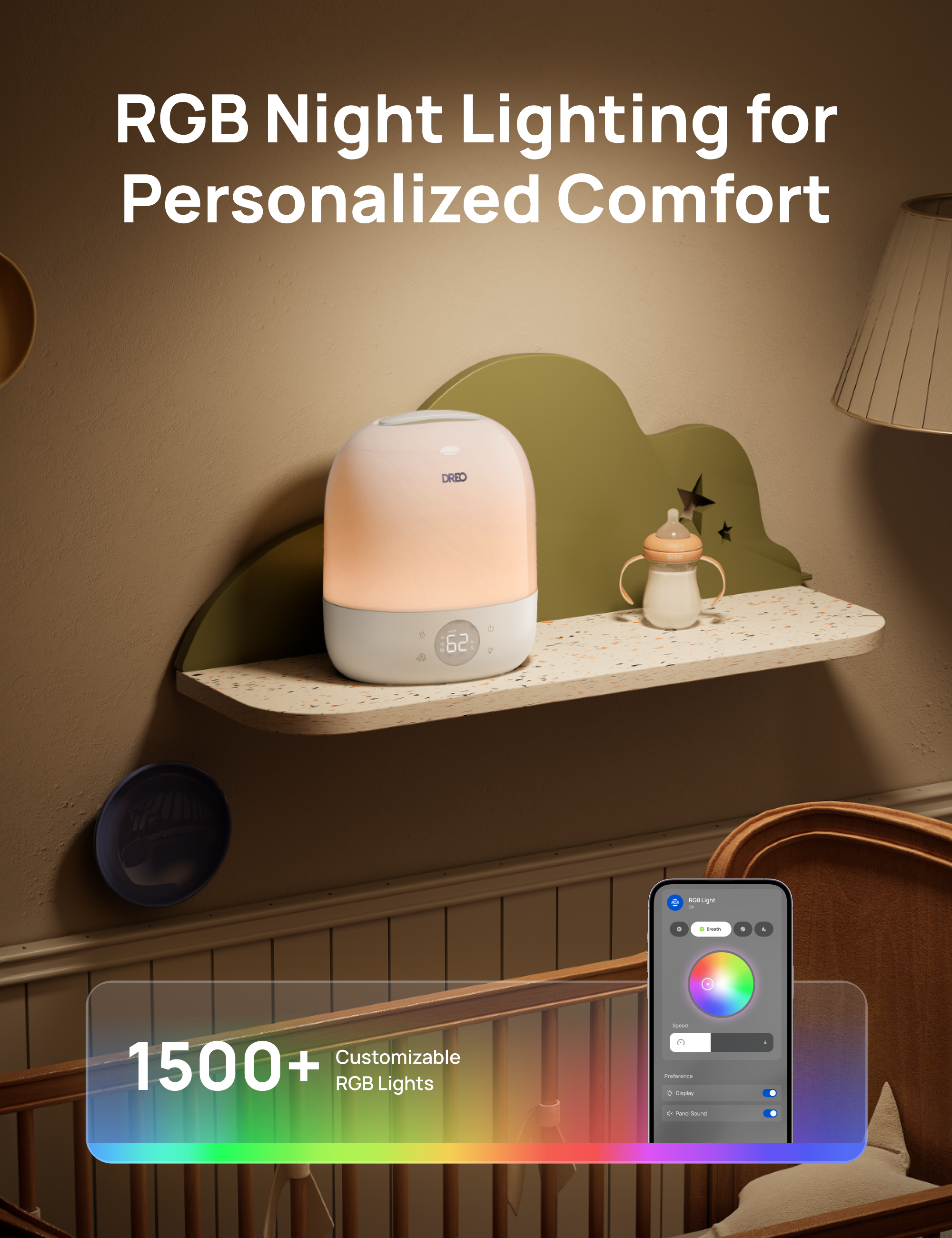 dreo-smart-humidifier-409s-3l-luftbefeuchter-mit-sleep-routine image 8