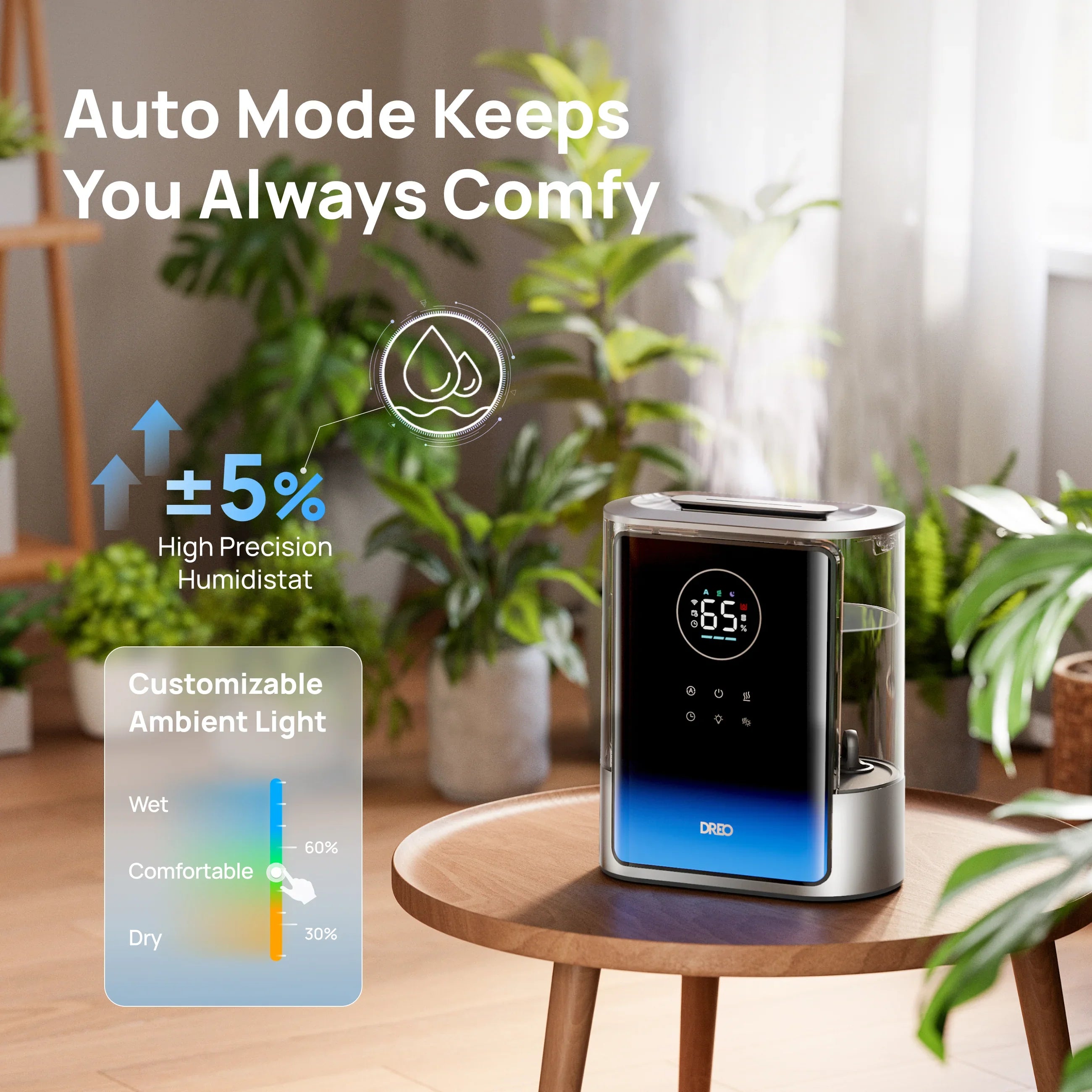 dreo-smart-humidifier-717s-8l-hybrid-warm-kalt image 3