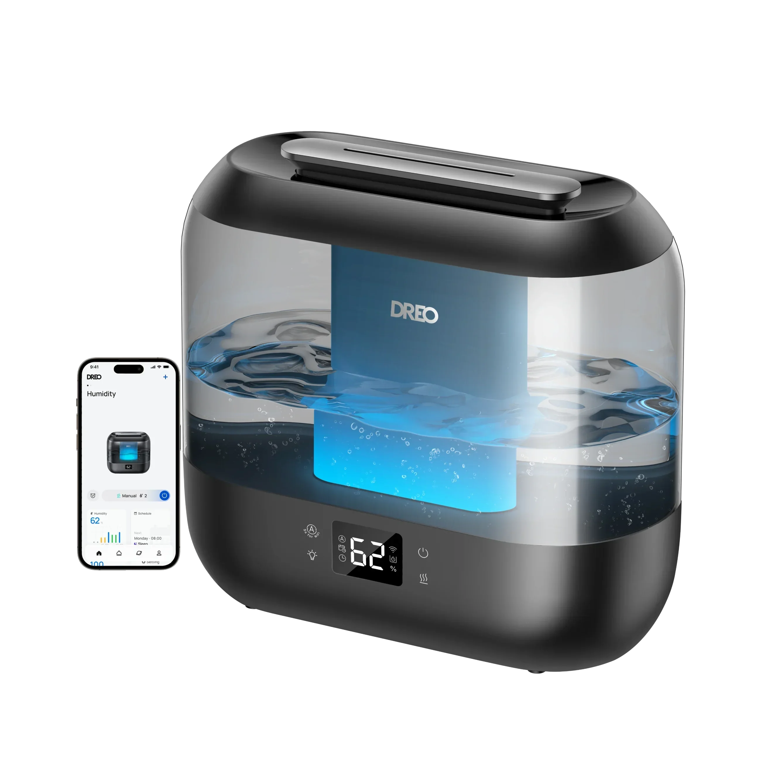 dreo-smart-humidifier-311s-4l-luftbefeuchter-mit-auto-modus image 2
