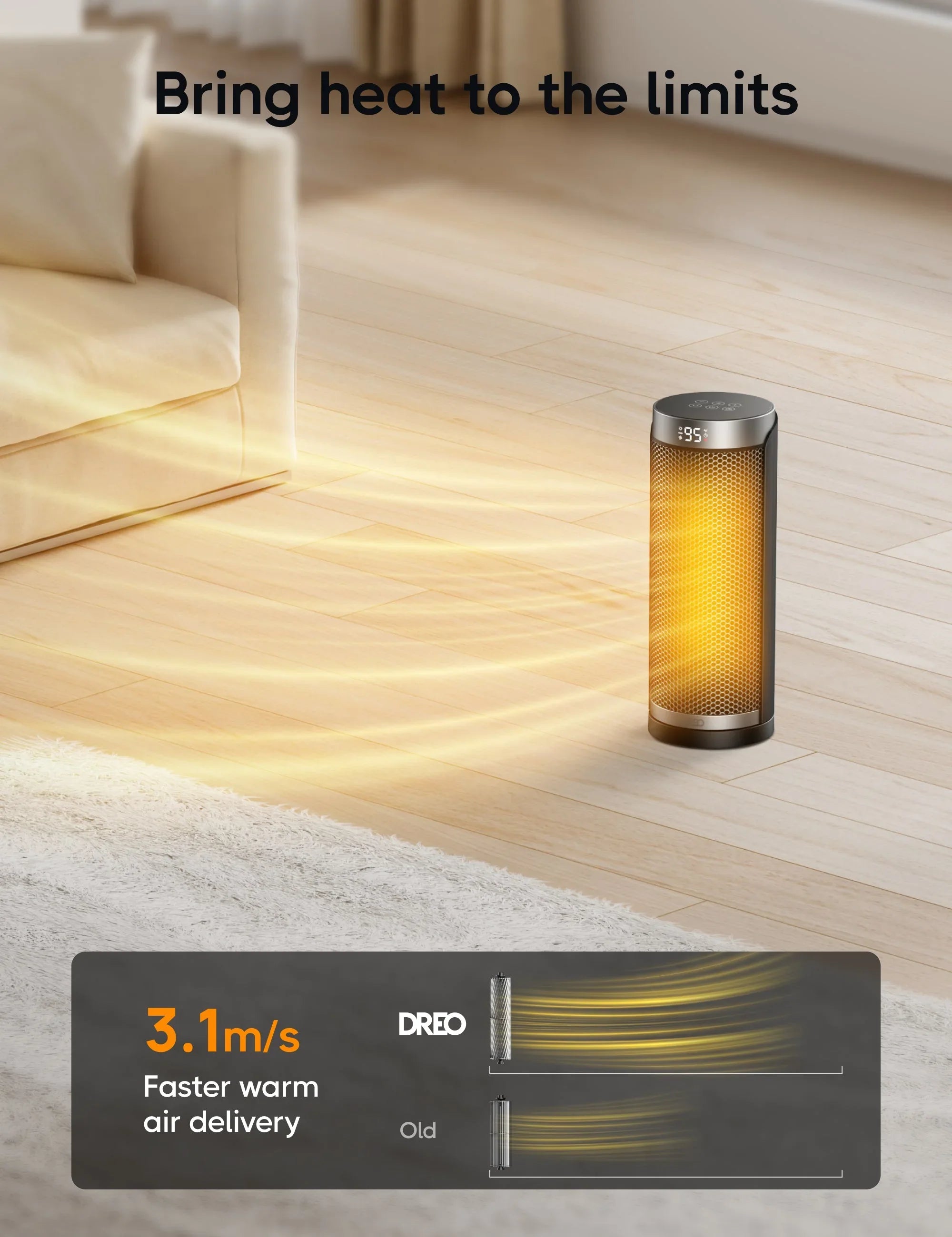 dreo-solaris-slim-h3-heizl-fter-1500w-keramik-mit-fernbedienung image 5