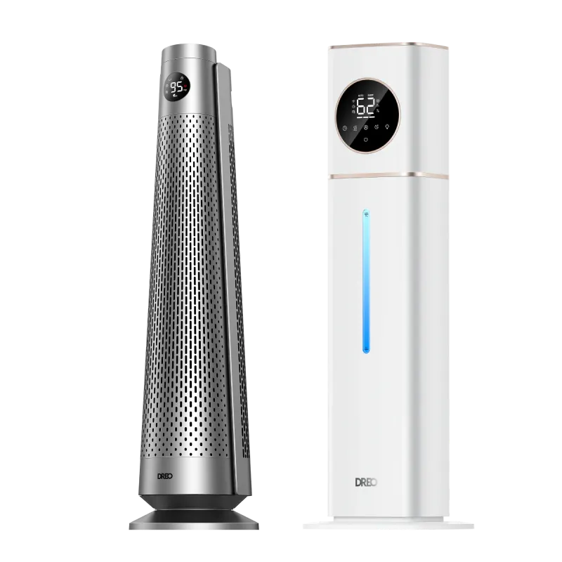 dreo-tower-heater-718-735s-smart-luftbefeuchter-11l-bundle image 1
